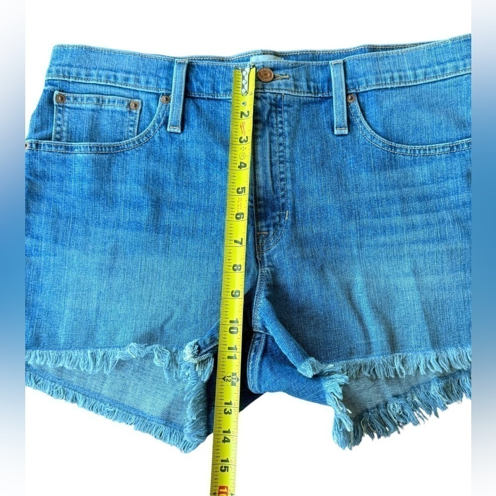 SOLD J. Crew Jean Shorts Blue Denim Womens Size 31 NEW Squash Wash - Picture 5 of 8